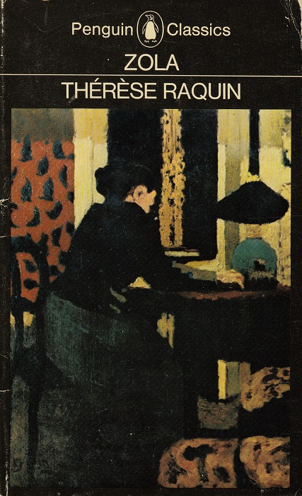 Painting of a woman with dark hair sitting at a writing desk with her back to the viewer